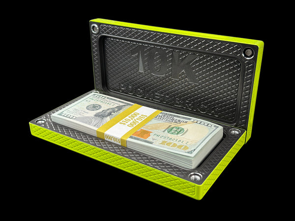 HEAVY POCKET Brick - NEON YELLOW/STEEL GRAY - $10,000 Capacity (PRICE AS SHOWN $1,799.99)*