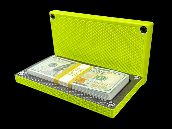 HEAVY POCKET Brick - NEON YELLOW/STEEL GRAY - $10,000 Capacity (PRICE AS SHOWN $1,799.99)*