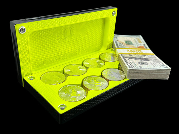 $10k, 40 1oz Silver Coins YELLOW JACKET Survival Brick (PRICE AS SHOWN $2,099.99)*