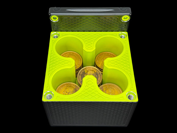 100oz 4x4 Gold Coins YELLOW JACKET Gold Stacker Survival Brick (PRICE AS SHOWN $2,299.99)*